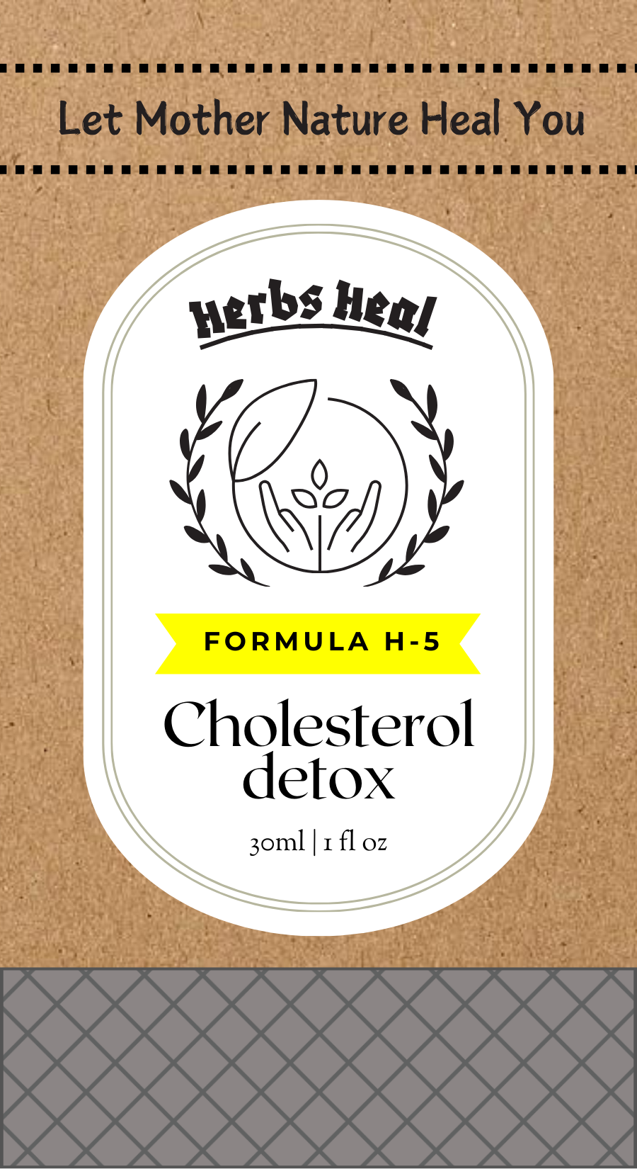 Lowers Fat & Cholesterol 100% Naturally - H5 ( Powerfull Blend of 5 Organic Herbs) - 30ml   ⭐️⭐️⭐️⭐️⭐️