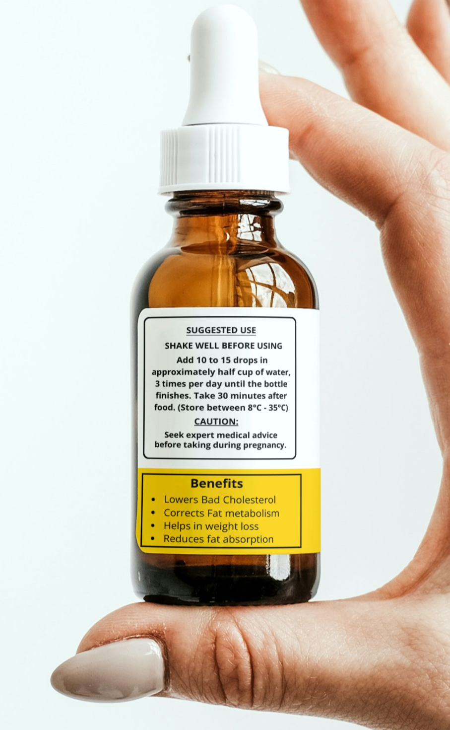 Lowers Fat & Cholesterol 100% Naturally - H5 ( Powerfull Blend of 5 Organic Herbs) - 30ml   ⭐️⭐️⭐️⭐️⭐️